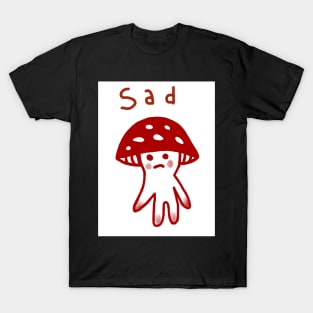 sad mushroom boy T-Shirt